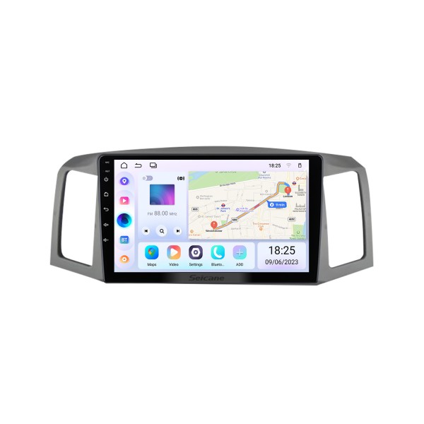 OEM 10,1 polegadas Android 13.0 para 2004 2005 2006 2007 JEEP GRAND CHEROKEE Rádio Bluetooth HD Touchscreen Sistema de navegação GPS com suporte para Carplay DAB +