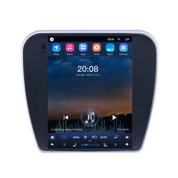 Android 10 rádio de navegação gps de 9,7 polegadas para 2017 chevy chevrolet equinócio com hd touchscreen suporte bluetooth carplay dvr obd2