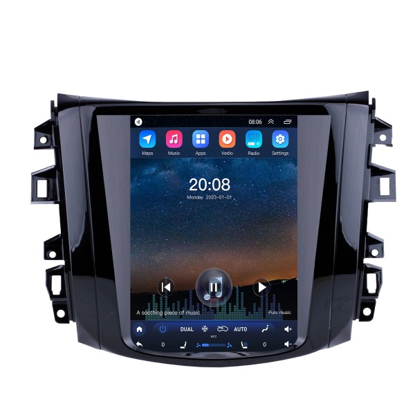 OEM HD Touchscreen 9.7 polegadas Android 10.0 Rádio para 2018 Nissan NAVARA Terra Auto A/C com GPS Navi System Link do espelho Bluetooth música WIFI suporte OBD2 DVR SWC
