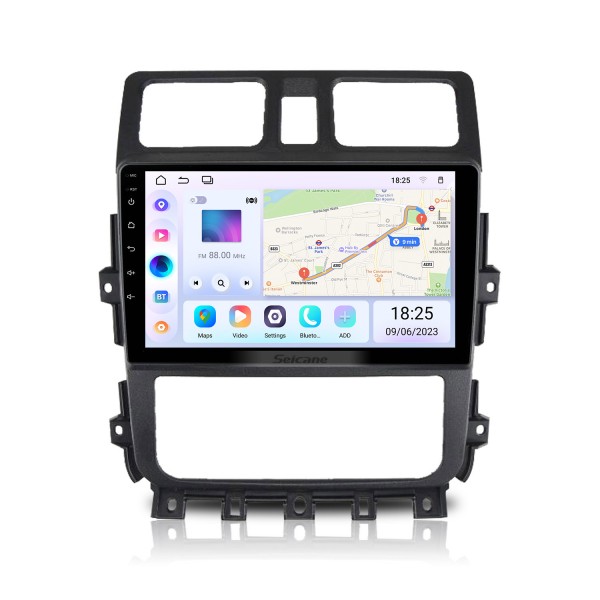 10.1 polegada android 14.0 para 2017 changan ruixing m70 gps navegação rádio com bluetooth hd touchscreen wi-fi suporte tpms dvr carplay câmera retrovisor dab +