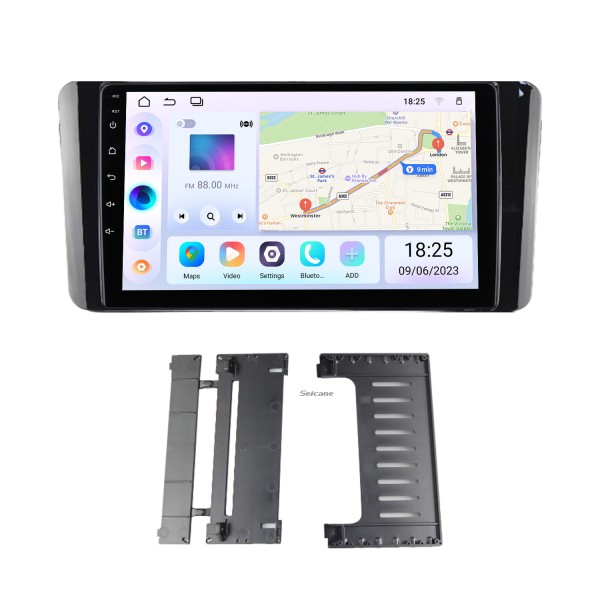 Tela sensível ao toque HD de 9 polegadas para 2014 2015 2016 2017 + TOYOTA AYGO GPS Navi Bluetooth Rádio para carro Suporte para reparo de rádio de carro HD TV digital