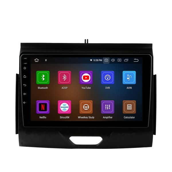 Android 13.0 para 2018 Ford RANGER Radio 9 polegadas Sistema de navegação GPS com Bluetooth HD Touchscreen Carplay suporte DSP