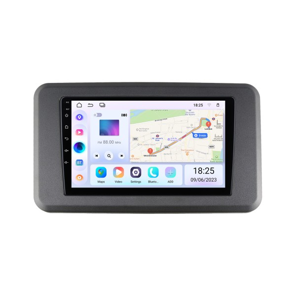 OEM 9 polegadas Android 14.0 para 2023 WULING LONGKA Rádio Bluetooth HD Touchscreen Sistema de navegação GPS com suporte para Carplay DAB +