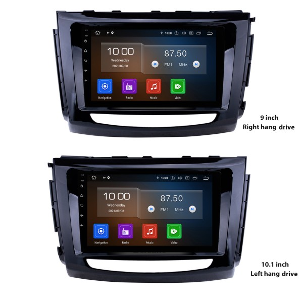 HD Touchscreen 2012-2016 Great Wall Wingle 6 RHD Android 13.0 9 polegadas GPS Navegação Rádio Bluetooth AUX Carplay suporte DAB + OBD2