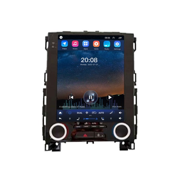 2017-2018 Renault Koleos IOW EDA LOW-END Android 11.0 9.7 polegadas GPS Navegação Rádio Bluetooth HD Touchscreen WIFI USB Carplay suporte TV Digital DVR DSP