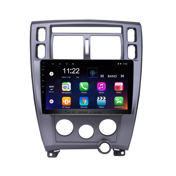 10.1 polegadas android 13.0 hd touchscreen rádio para 2006-2013 hyundai tucson lhd navegação gps carro estéreo bluetooth suporte espelho link obd2 wifi dvr 1080 p vídeo controle de volante