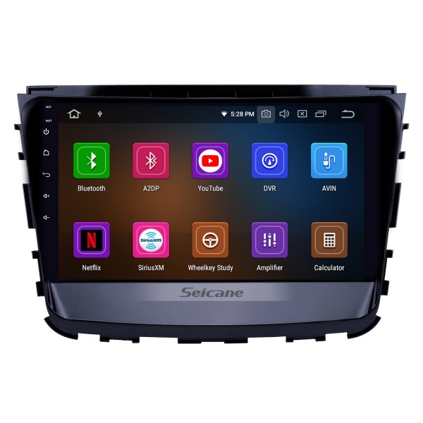 10.1 polegada 2019 ssang yong rexton android 13.0 navegação gps rádio bluetooth hd touchscreen aux usb wifi carplay suporte obd2 1080 p