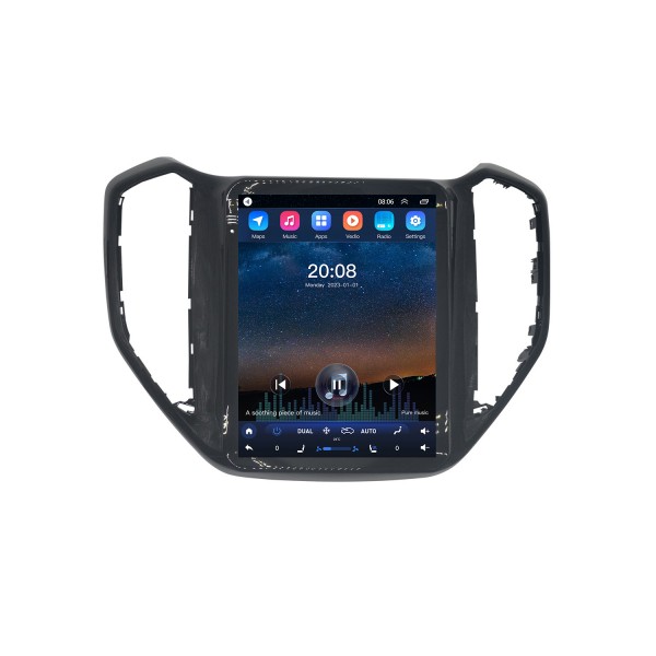 Rádio com tela sensível ao toque Android 10.0 de 9,7" para 2016 2017 2018 Sistema de áudio Changan CX70 com suporte Carplay Bluetooth Navegação GPS Câmera 360° DAB+
