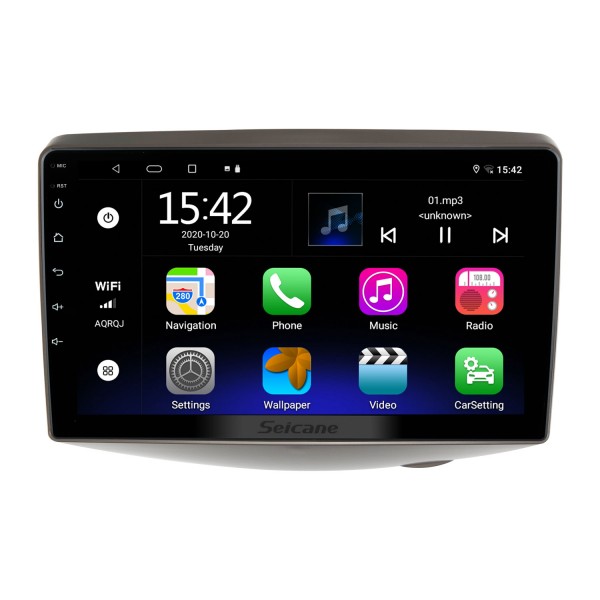 Para 1999-2005 TOYOTA VITZ YARIS ECHO Rádio Android 13.0 HD Touchscreen 9 polegadas Sistema de Navegação GPS com suporte a Bluetooth Carplay DVR