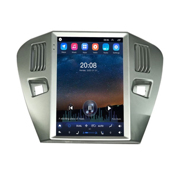 9,7 polegadas android 10.0 hd touchscreen para 2014 peugeot citroen elysee 301 rádio do carro bluetooth carplay sistema estéreo suporte câmera ahd
