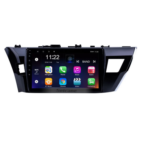 10.1 Polegada HD Touchscreen Android 12.0 Para Toyota Corolla 11 2012-2014 2015 2016 E170 E180 Rádio Sistema de Navegação GPS Bluetooth DVR Carplay USB WIFI Música Câmera Retrovisor