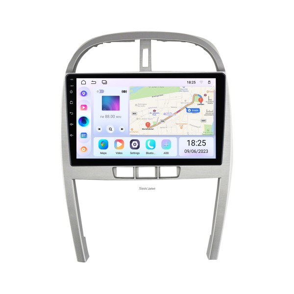 Android 13.0 de 10,1 polegadas para 2010 2011 2012 2013 CHERY TIGGO 3 Sistema de navegação GPS estéreo com tela sensível ao toque Bluetooth com suporte para câmera retrovisora