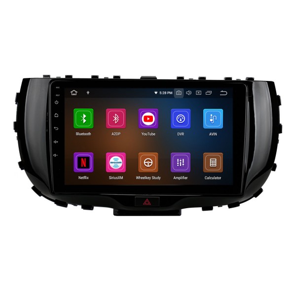 OEM Android 13.0 para 2019 Kia Soul Radio com Bluetooth 9 polegadas HD Touchscreen Sistema de Navegação GPS Carplay suporte DSP