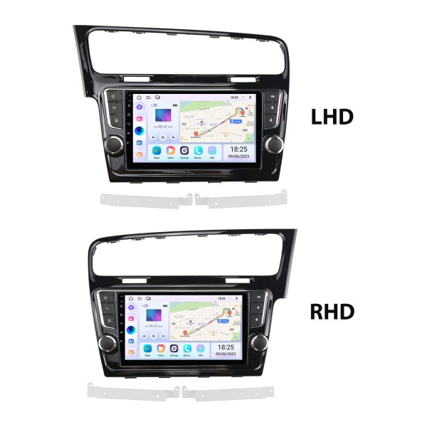 Para 2017 VOLKSWAGEN GOLF 7 Rádio 9 polegadas Android 13.0 HD Touchscreen Sistema de navegação GPS com suporte para Bluetooth Carplay OBD2