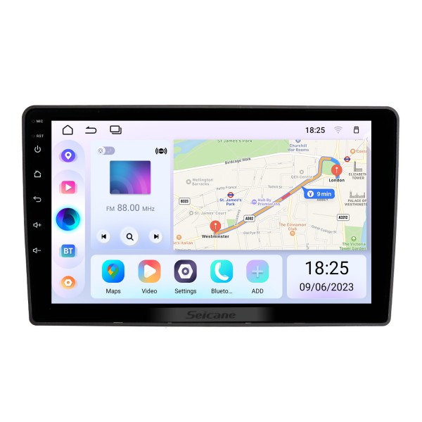 Android de 9 polegadas 13.0 para VOLKSWAGEN PASSAT B5 B6 2004-2010 Sistema de navegação GPS por rádio com tela sensível ao toque HD com suporte para Bluetooth Carplay OBD2