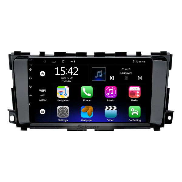 Para NISSAN Teana 2013-2018 Rádio Android 13.0 HD Touchscreen Sistema de navegação GPS de 9 polegadas com WIFI Bluetooth, suporte Carplay DVR