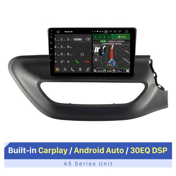Rádio OEM 9 polegadas Android 10.0 para 2020 TATA ALTROZ RHD Bluetooth HD Touchscreen GPS Navegação AUX USB Suporte Carplay DVR OBD Câmera retrovisor