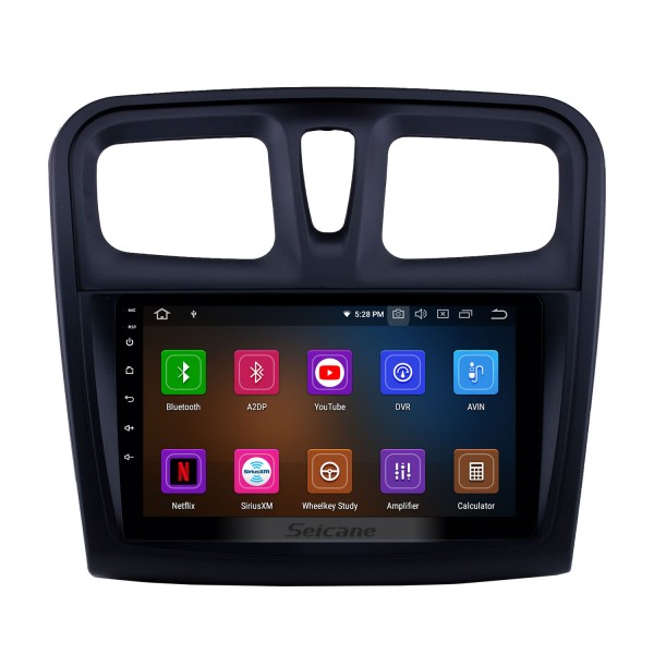 Android 13.0 rádio de navegação gps de 10,1 polegadas para 2012-2017 renault sandero com hd touchscreen carplay aux bluetooth suporte tv digital