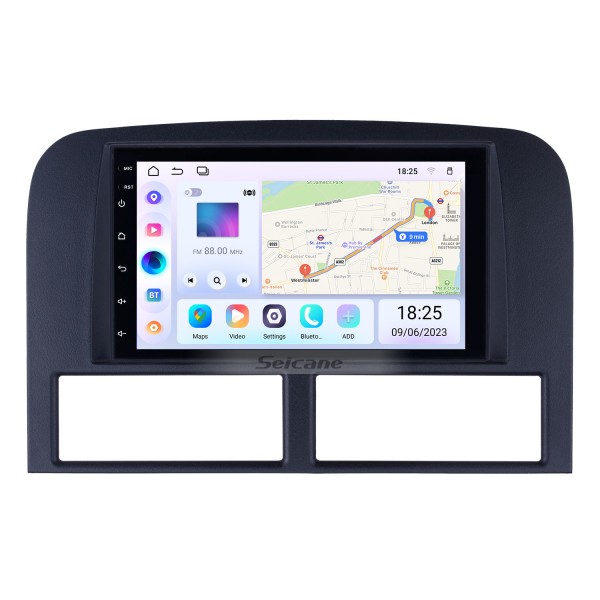 Para 1999 2000 2001-2004 Jeep Grand Cherokee Android 14.0 Estéreo de carro com tela sensível ao toque de 7 polegadas Bluetooth GPS suporte FM/AM/RDS rádio controle volante câmeras de carro