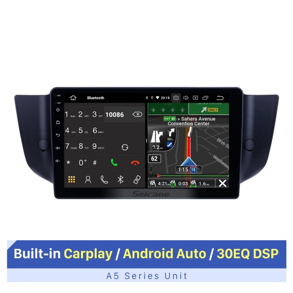 HD Touchscreen 2010-2015 MG6 / 2008-2014 Roewe 500 Android 10,0 9 polegadas Rádio de navegação GPS Bluetooth AUX Suporte para Carplay Câmera traseira