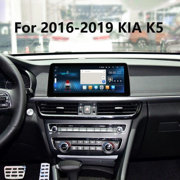 Tela sensível ao toque HD de 12,3 polegadas Android 12.0 para 2016 2017 2018-2019 KIA K5 Sistema de navegação GPS DVD player para carro com reparo de rádio automotivo Wi-Fi Suporte para navegação pós-venda HD TV digital