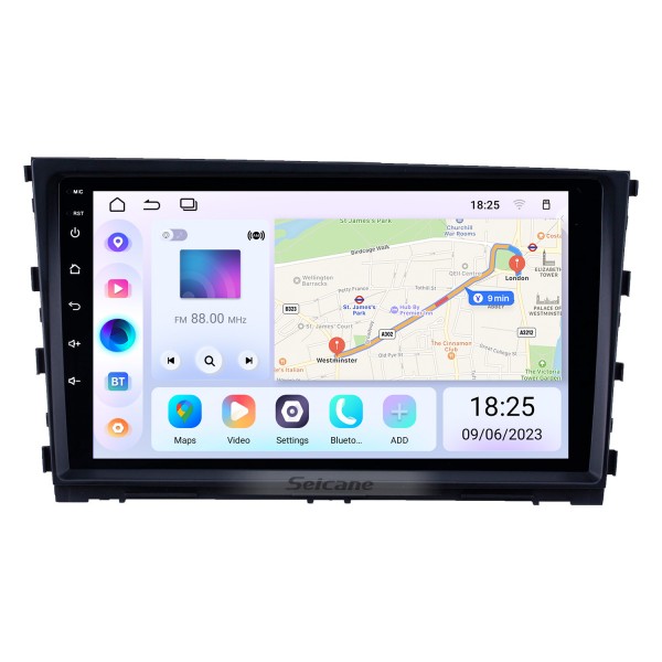 Android 14.0 9 polegadas hd touchscreen rádio de navegação gps para 2013 hyundai mistra com bluetooth usb wifi aux suporte câmera de backup carplay swc
