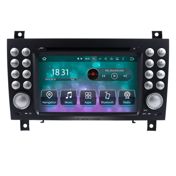 OEM Android 10.0 DVD Player Sistema de Navegação GPS para 2004-2012 Mercedes-Benz SLK W171 R171 com HD 1080P Vídeo Bluetooth Tela de Toque Rádio WiFi TV Backup Câmera Controle de volante USB SD