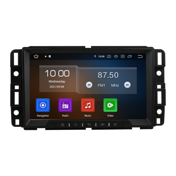  Carplay 8 polegadas Android 13.0 para 2007-2011 GMC Rádio Sistema de Navegação GPS com Tela Sensível Ao Toque HD Suporte Bluetooth OBD2 DVR TPMS