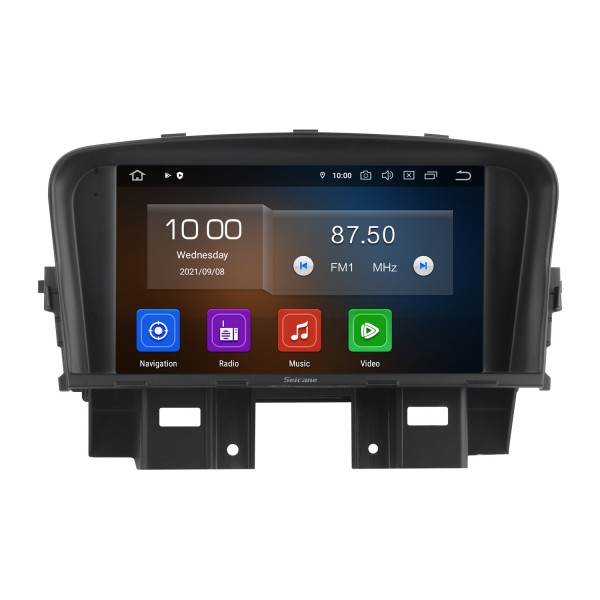 Rádio Carplay de 7 polegadas para Chevrolet Cruze 2008-2014 Android 13.0 Navegação GPS Android Auto Suporte DAB+ OBDII Controle de volante