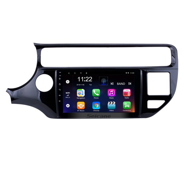 9 polegada 2012 2013 2014 2015 KIA Rio LHD Android 14.0 HD Touchscreen Instalação de Rádio Suporte de Navegação GPS Sistema de Áudio WIFI Aux Bluetooth Música USB SD Retrovisor Câmera