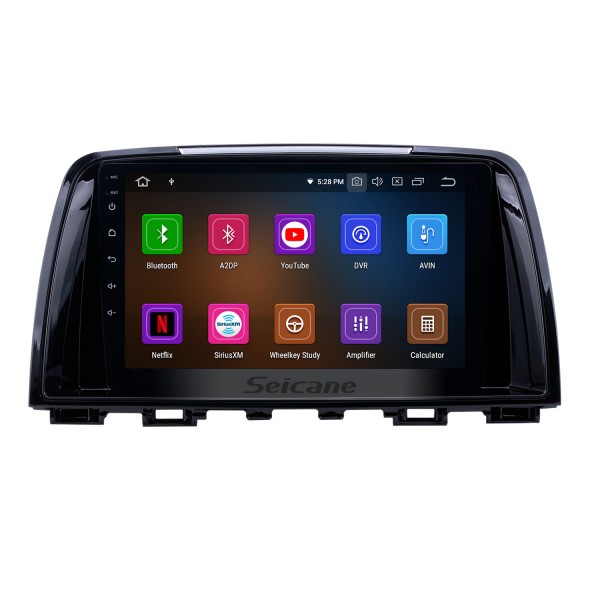 HD Touchscreen 2014-2016 Mazda Atenza Android 12.0 9 polegada Navegação GPS Rádio Bluetooth USB WIFI Carplay suporte DAB + TPMS OBD2