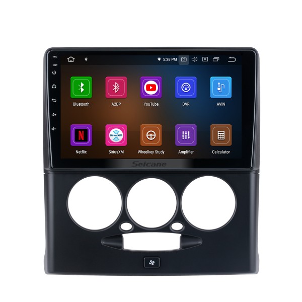 Android 13.0 HD Touchscreen 9 polegadas para 2015-2018 Sepah Pride rádio do carro com Bluetooth GPS Navigation System Carplay ar condicionado manual