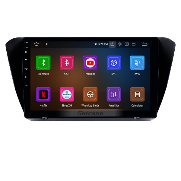 10.1 polegada android 12.0 rádio para 2015-2018 skoda excelente bluetooth hd touchscreen navegação gps carplay suporte usb obd2 câmera de backup