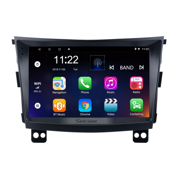 Android 14.0 HD Touchscreen 9 polegadas 2015 SSANG YONG Tivolan Radio GPS Navigation System com suporte a Bluetooth Carplay