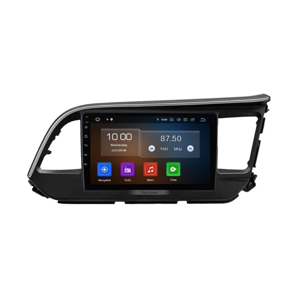 Carplay 9 polegadas Rádio Android 13.0 para 2018 HYUNDAI ELANTRA RHD GPS Unidade principal de navegação Bluetooth Touchscreen suporte TPMS DVR DAB+ Wifi