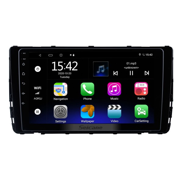 Ecrã táctil HD de 9 polegadas Android 13.0 para rádio automóvel VW Variant 2020 VW com sistema de navegação GPS Bluetooth Carplay