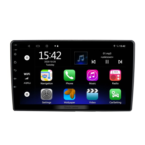 Android de 9 polegadas 13.0 para Hyundai VENVE 2018 Sistema de navegação GPS por rádio com tela sensível ao toque HD com suporte para Bluetooth Carplay OBD2