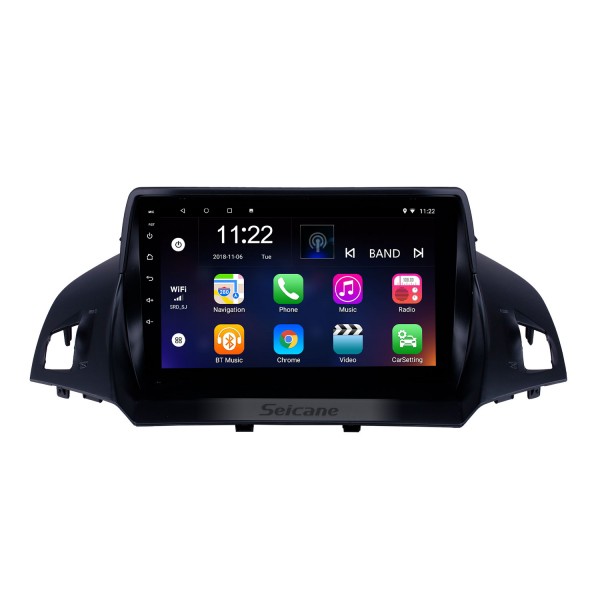 Android 14.0 9 polegadas hd touchscreen rádio de navegação gps para 2013-2016 ford escape com bluetooth usb wifi aux suporte câmera de backup carplay swc