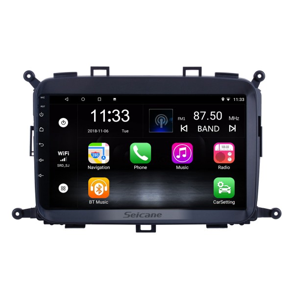 OEM 9 polegadas Android 13.0 para 2014 2015 2016 2017 Kia Carens Radio Bluetooth HD Touchscreen GPS Navigation System suporte Carplay DAB + OBD2