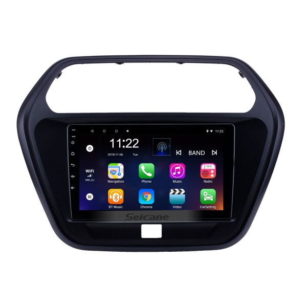 2015 mahindra tuv300 android 13.0 tela sensível ao toque 9 polegadas unidade principal bluetooth gps navegação rádio com aux wifi suporte obd2 dvr swc carplay