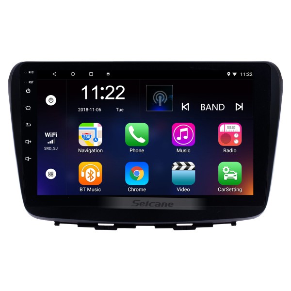 9 polegadas Android 14.0 2016 Suzuki Baleno no rádio do painel Sistema de navegação GPS Bluetooth WIFI Câmera retrovisora sem fio OBD2 Link do espelho Controle do volante