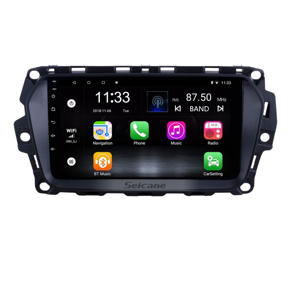 Para 2017 Grande Muralha Haval H2 (etiqueta azul) Rádio 9 polegadas Android 14.0 HD Touchscreen Sistema de Navegação GPS com suporte Bluetooth Carplay SWC