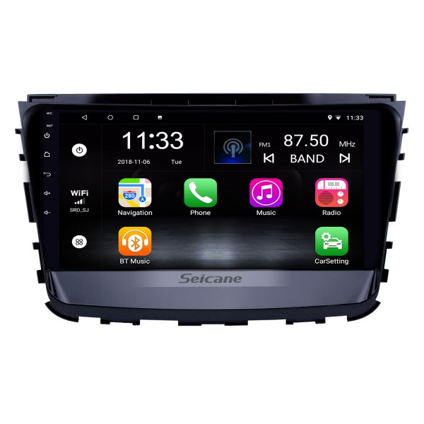 Rádio de navegação GPS com tela sensível ao toque de 10,1 polegadas Android 13.0 HD para 2019 Ssang Yong Rexton com suporte Bluetooth WIFI AUX Carplay Mirror Link