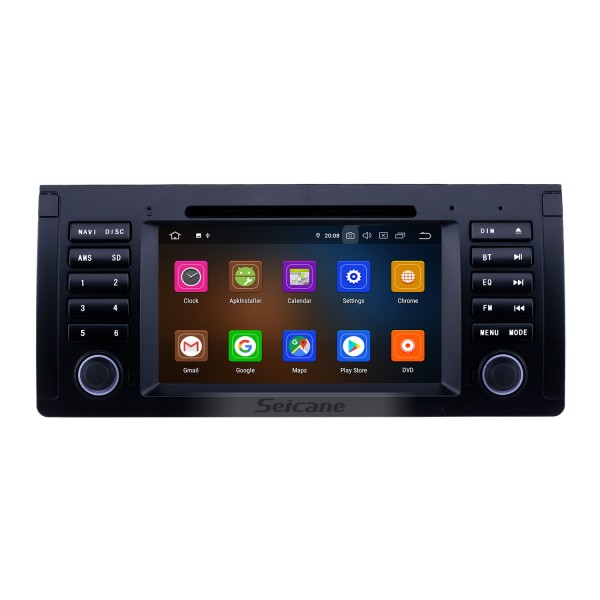 Pure Android 4.2 Dual-core in Dash Radio DVD Navigation System for 1996-2003 BMW 5 E39 520i 520d 523i 525i 525d with Bluetooth AUX 3G WIFI  Mirror Link OBD2-1