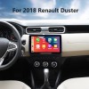 Rádio de navegação GPS Android 13.0 de 10,1 polegadas para Renault Duster 2018 com tela sensível ao toque HD Suporte para Bluetooth Carplay Controle de volante