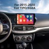 OEM 9 polegadas Android 14.0 para 2015-2020 Fiat TIPO / EGEA Sistema de navegação GPS por rádio com tela sensível ao toque HD com suporte para Bluetooth Carplay OBD2 DVR TPMS