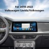 HD Touchscreen Estéreo Android 12.0 Carplay 12,3 polegadas para 2019 2020-2022 Volkswagen Lavida Substituição universal de rádio Volkswagen com suporte para navegação GPS Câmera de visão traseira WIFI