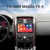 10.1 polegada android 13.0 para 2009 mazda cx-9 sistema de navegação gps de rádio com hd touchscreen suporte bluetooth carplay tpms