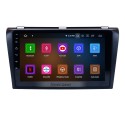 OEM 2004-2009 Mazda 3 Android 13.0 HD Touchscreen 1024*600 Touchscreen DVD GPS Rádio Bluetooth OBD2 DVR Câmera Retrovisor 1080P Volante Controle WIFI