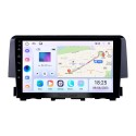 OEM 9 polegadas android 13.0 rádio para 2015 2016 honda civic bluetooth wifi hd touchscreen suporte de navegação gps carplay dvr obd câmera retrovisor